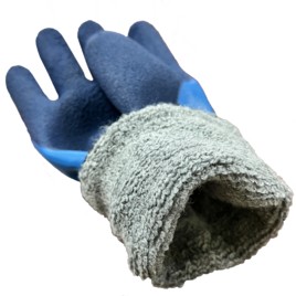 Перчатки Зима-30, утепленные, обливная ладонь