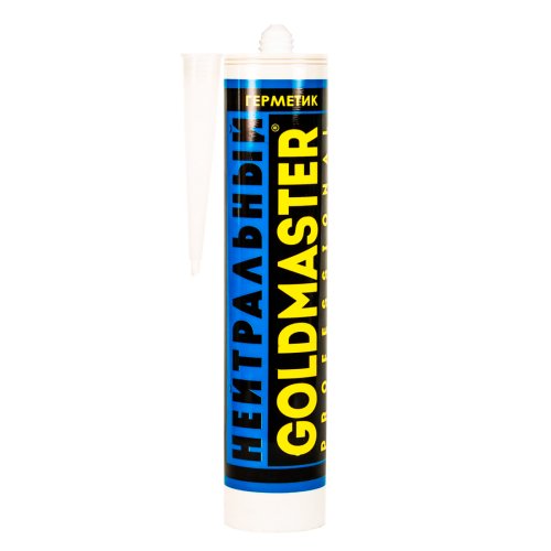 Герметик Goldmaster, силиконовый, нейтральный, 310мл